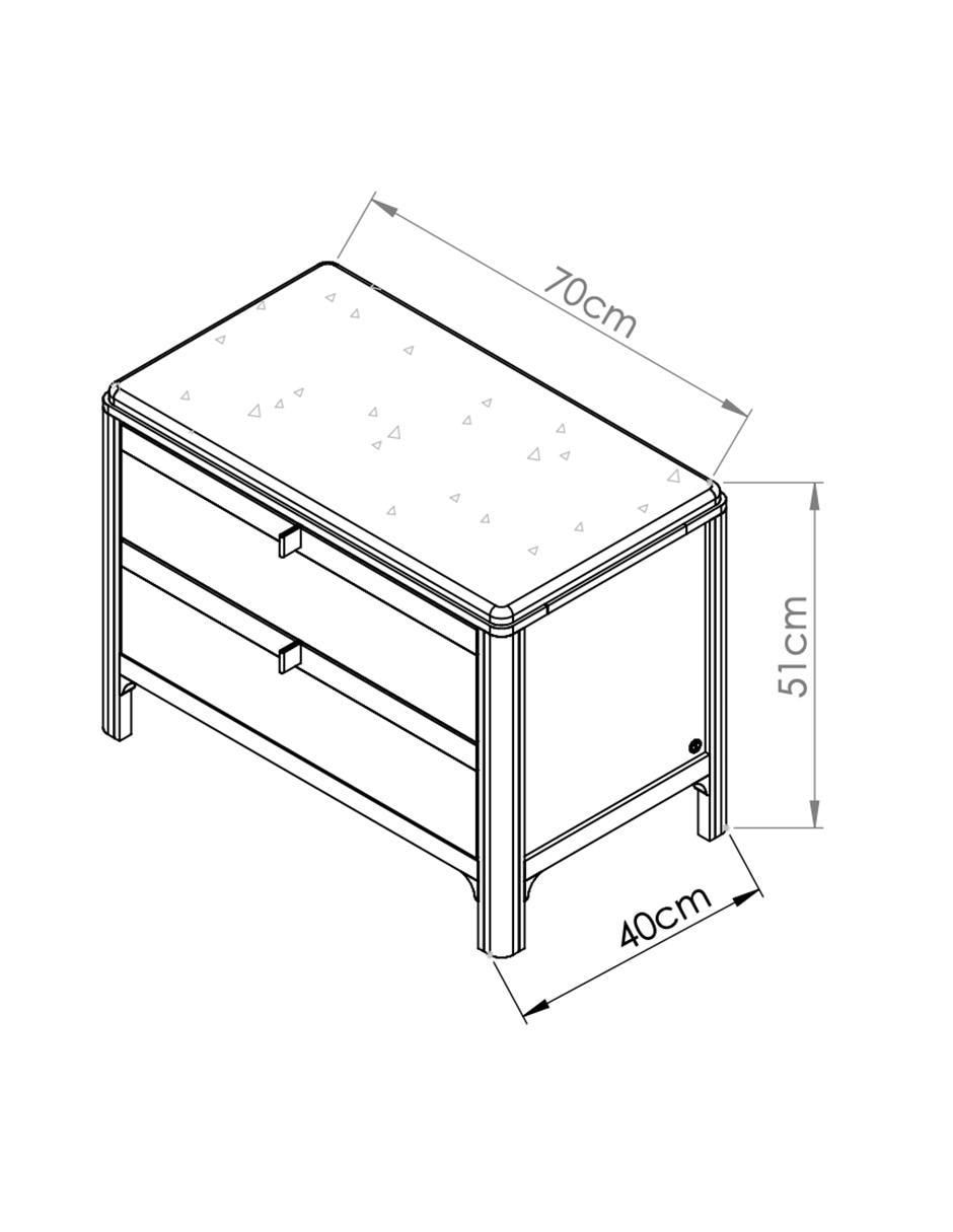 Buro de madera nogal 5