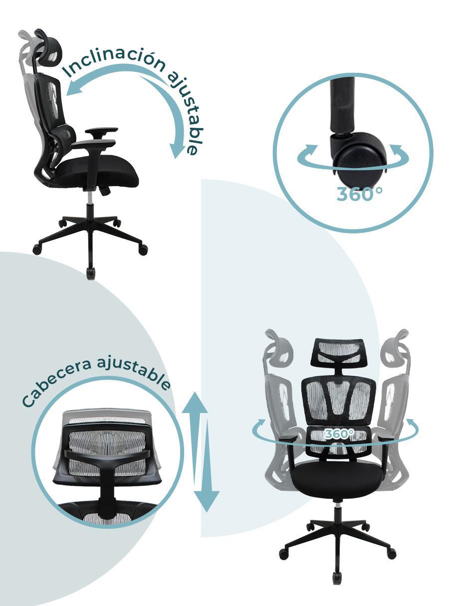 Silla escritorio Vilna 3