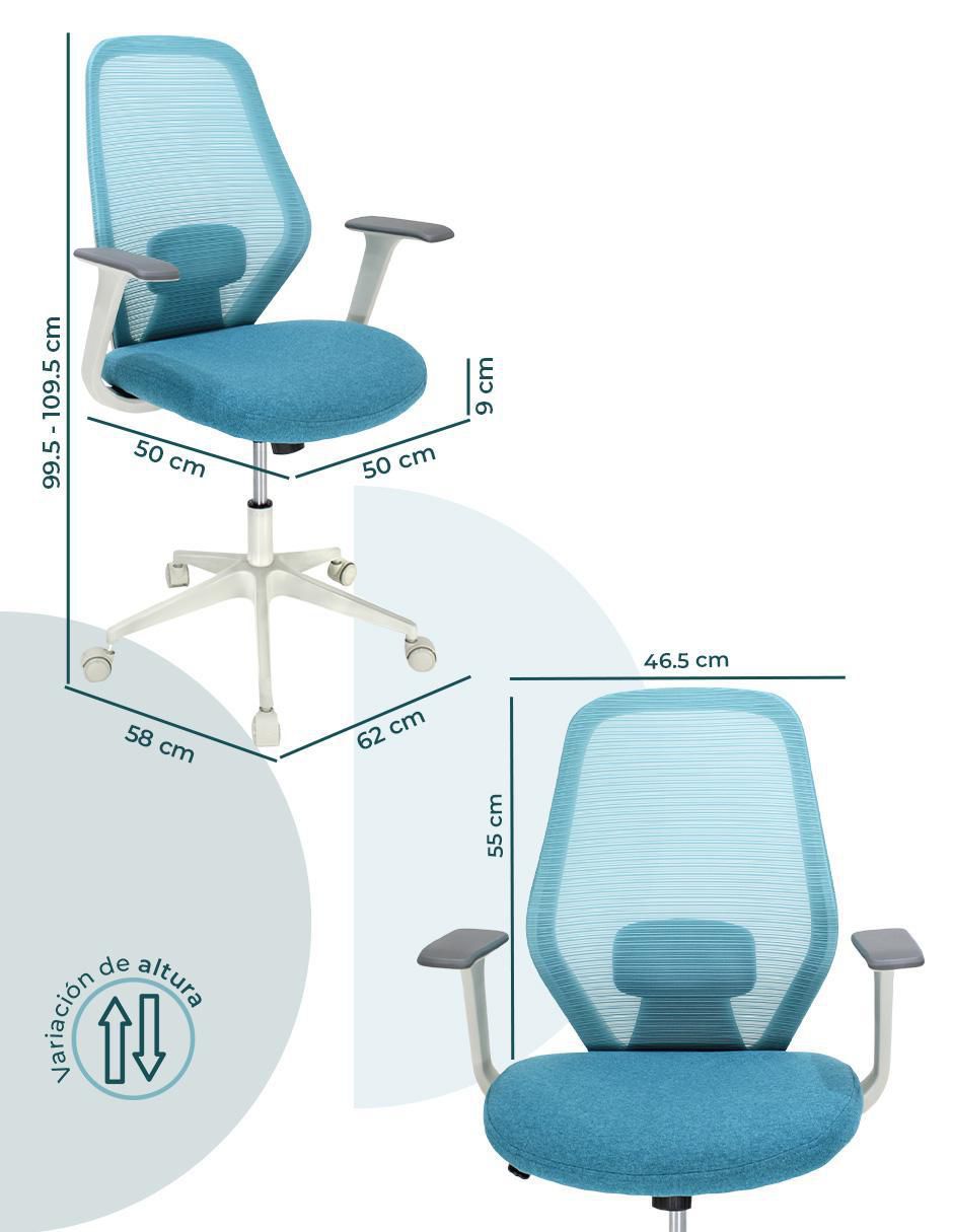 Silla escritorio Bastia 8349W 6