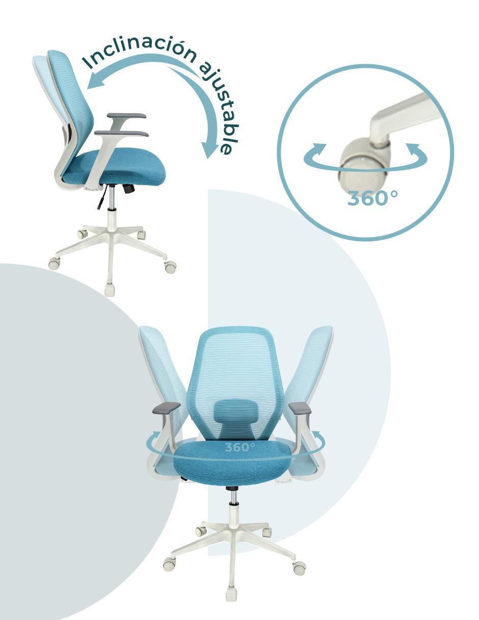 Silla escritorio Bastia 8349W 3
