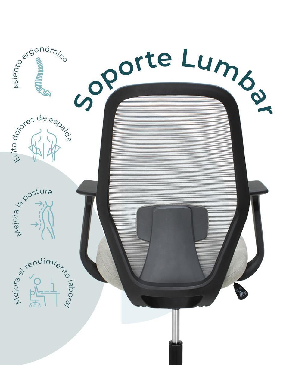 Silla escritorio bastia 8349 mundo in "de" nylon