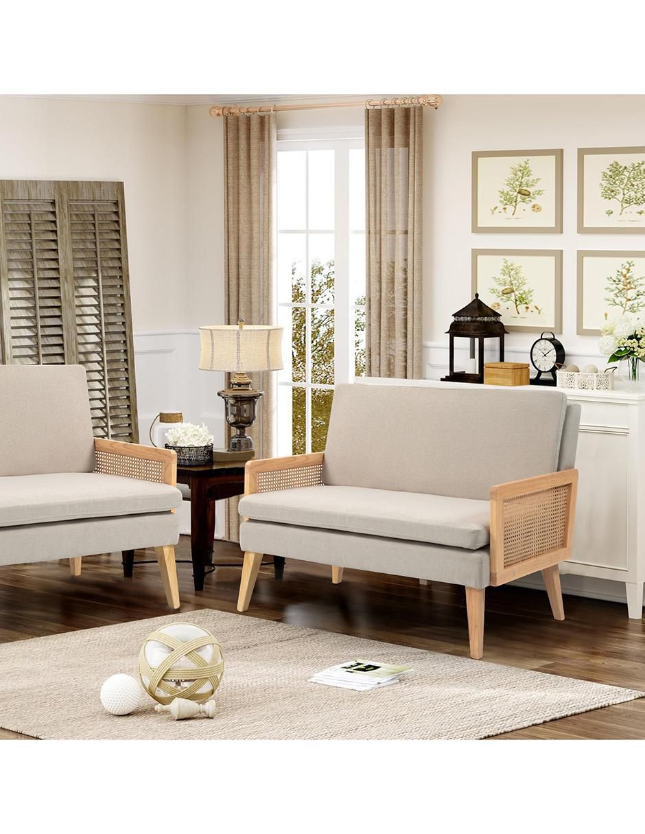 Love seat Dian-D Double de lino 5