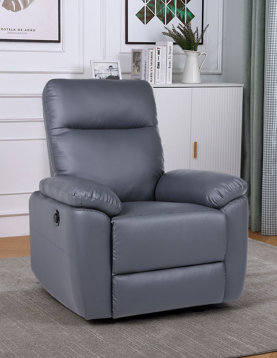 RECLINABLE PRAGA CE VINIP, GRIS OXFORD