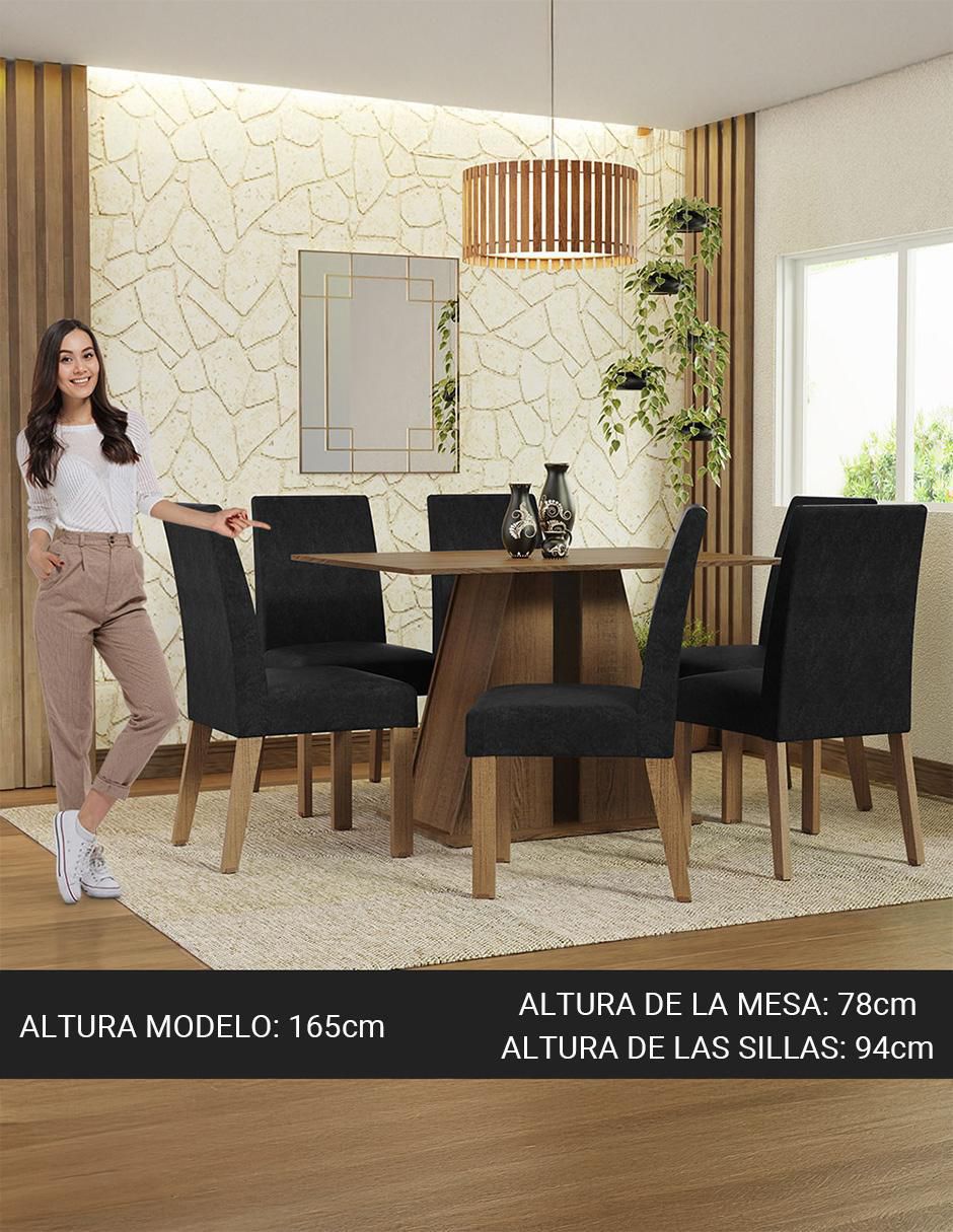 Comedor Cheryl para 6 personas 11