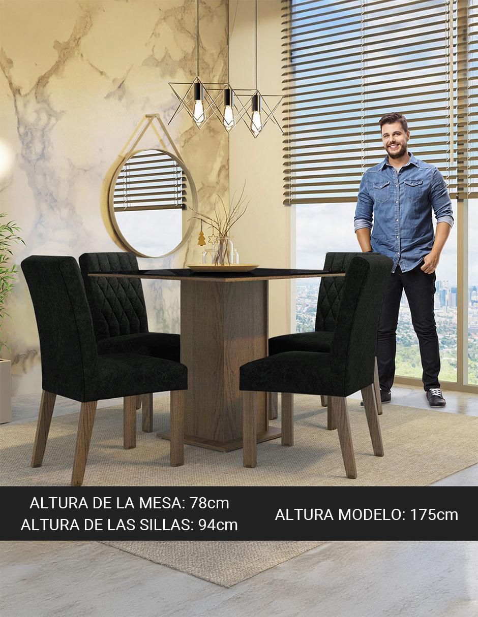 Comedor Anaju para 4 personas de MDP 11