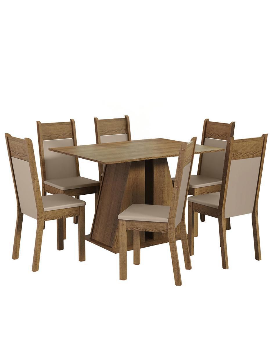 Comedor Beverly para 6 personas