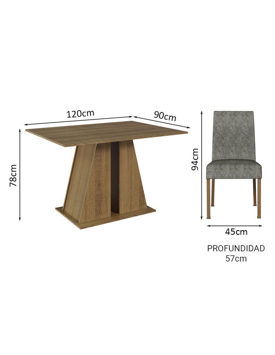 Comedor Agnes para 4 personas 12