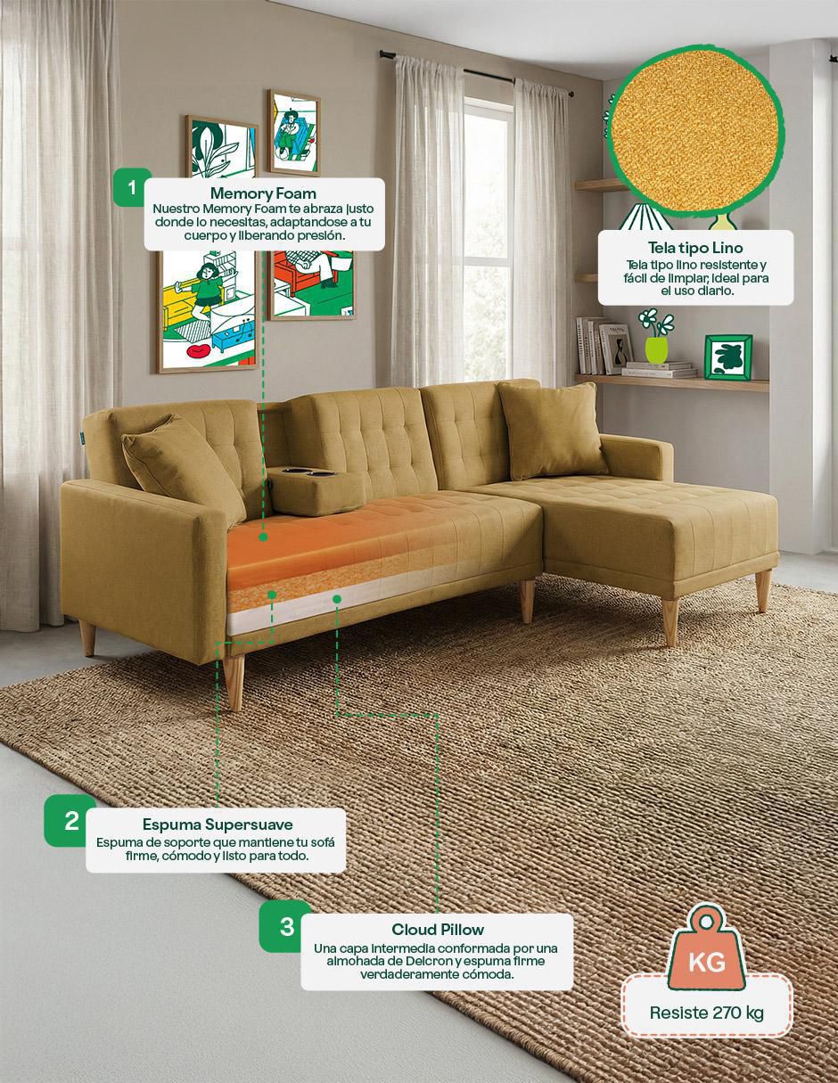 Sala modular no aplica makora "de" lino