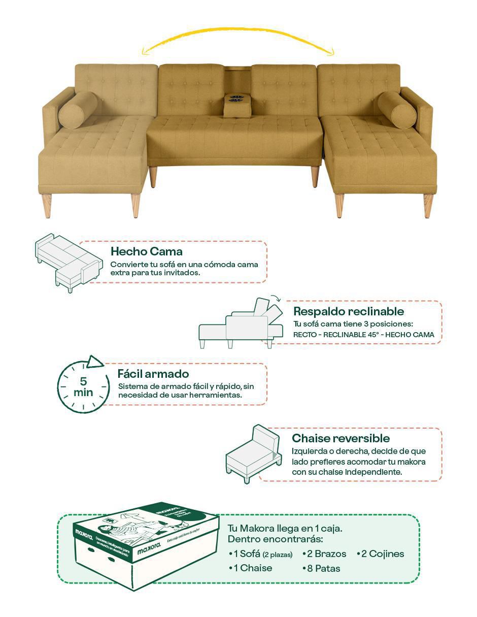 Sala modular no aplica makora "de" lino