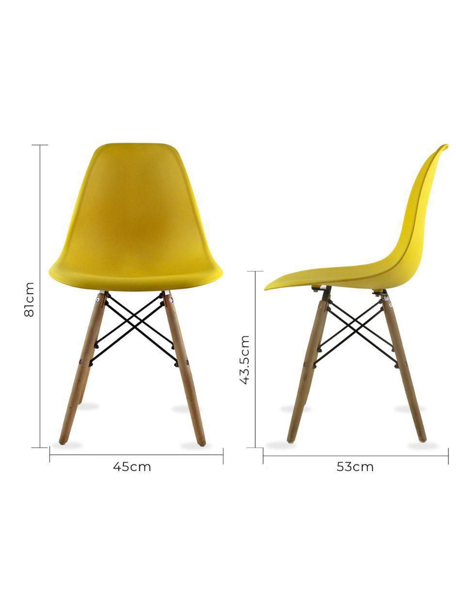 "comedor" frankfurt rectangular negro con sillas oslo mundo in "para" 4 personas "de" madera