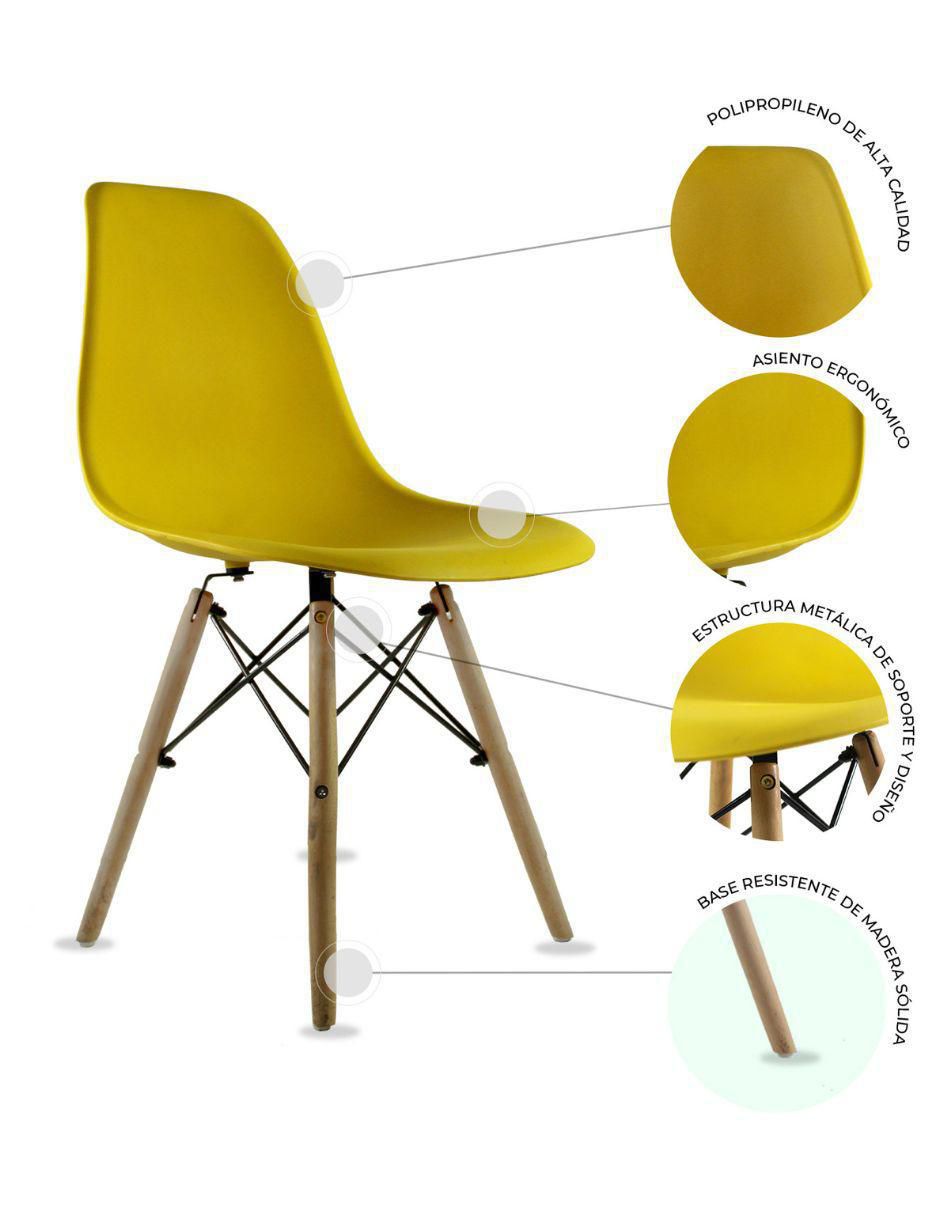 "comedor" frankfurt rectangular negro con sillas oslo mundo in "para" 4 personas "de" madera