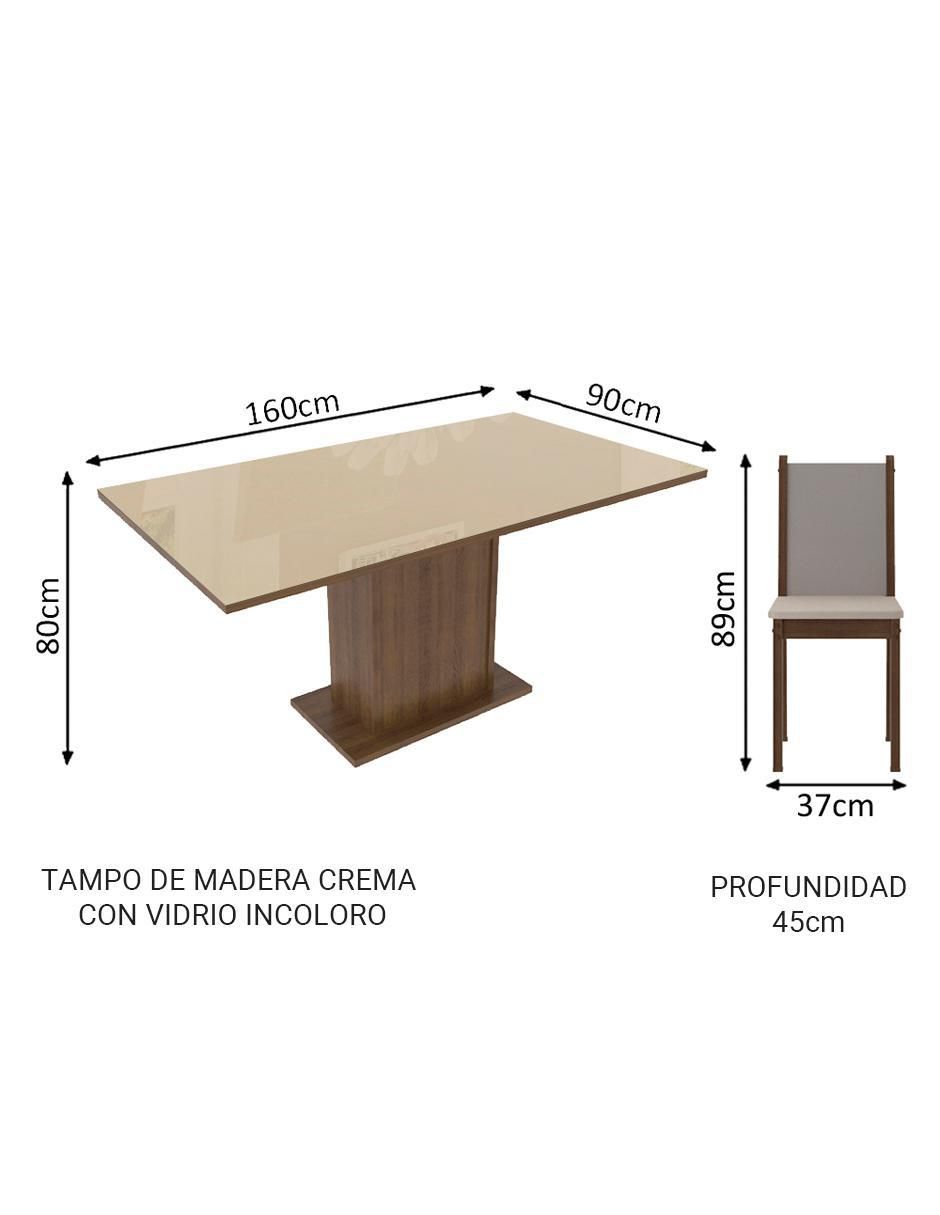Comedor Moscou Plus para 6 personas 8