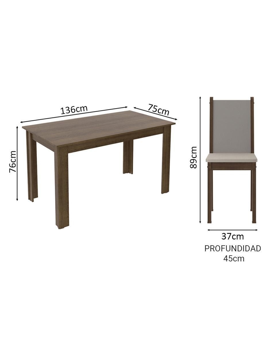 Comedor Miriam para 6 personas de MDP 9