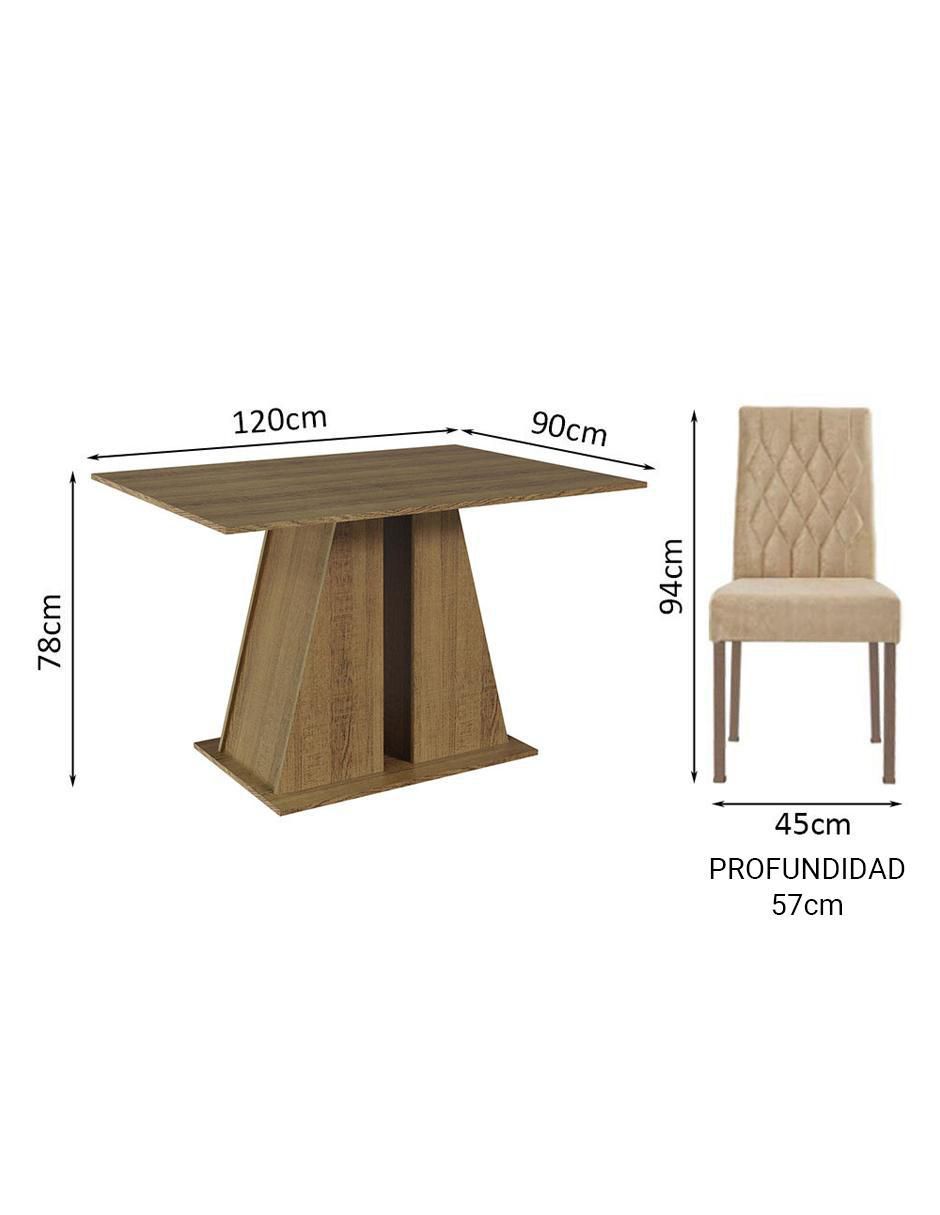 Comedor Gisele para 4 personas 12