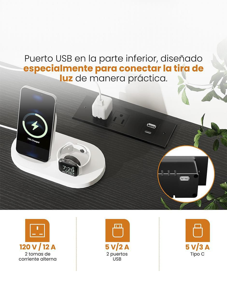 Mueble para TV Fabato de acero
