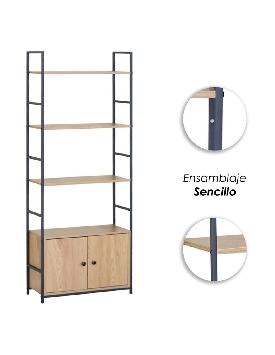 Librero Tokio Maple de melamina 4