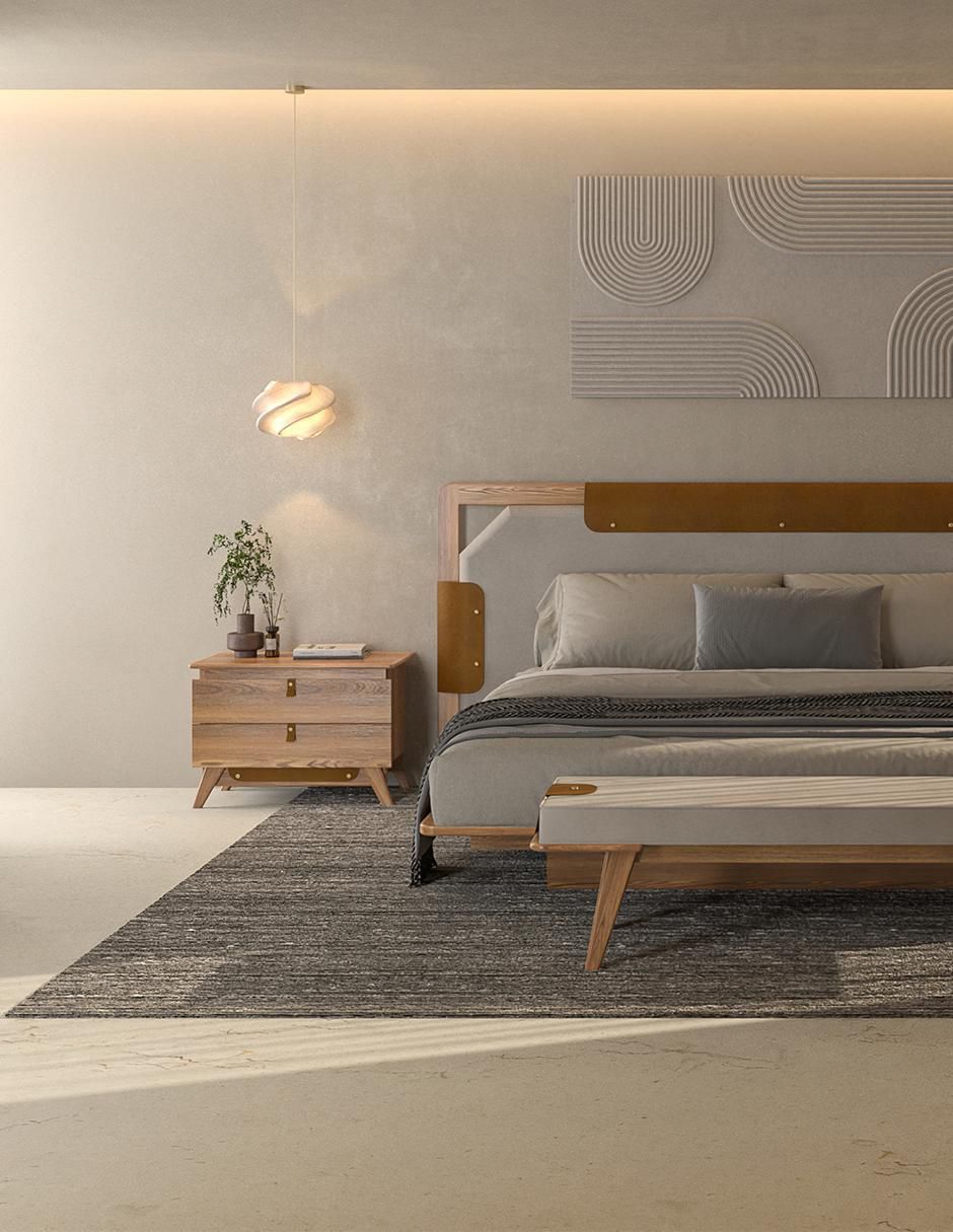 Buro Yaab de madera nogal 2