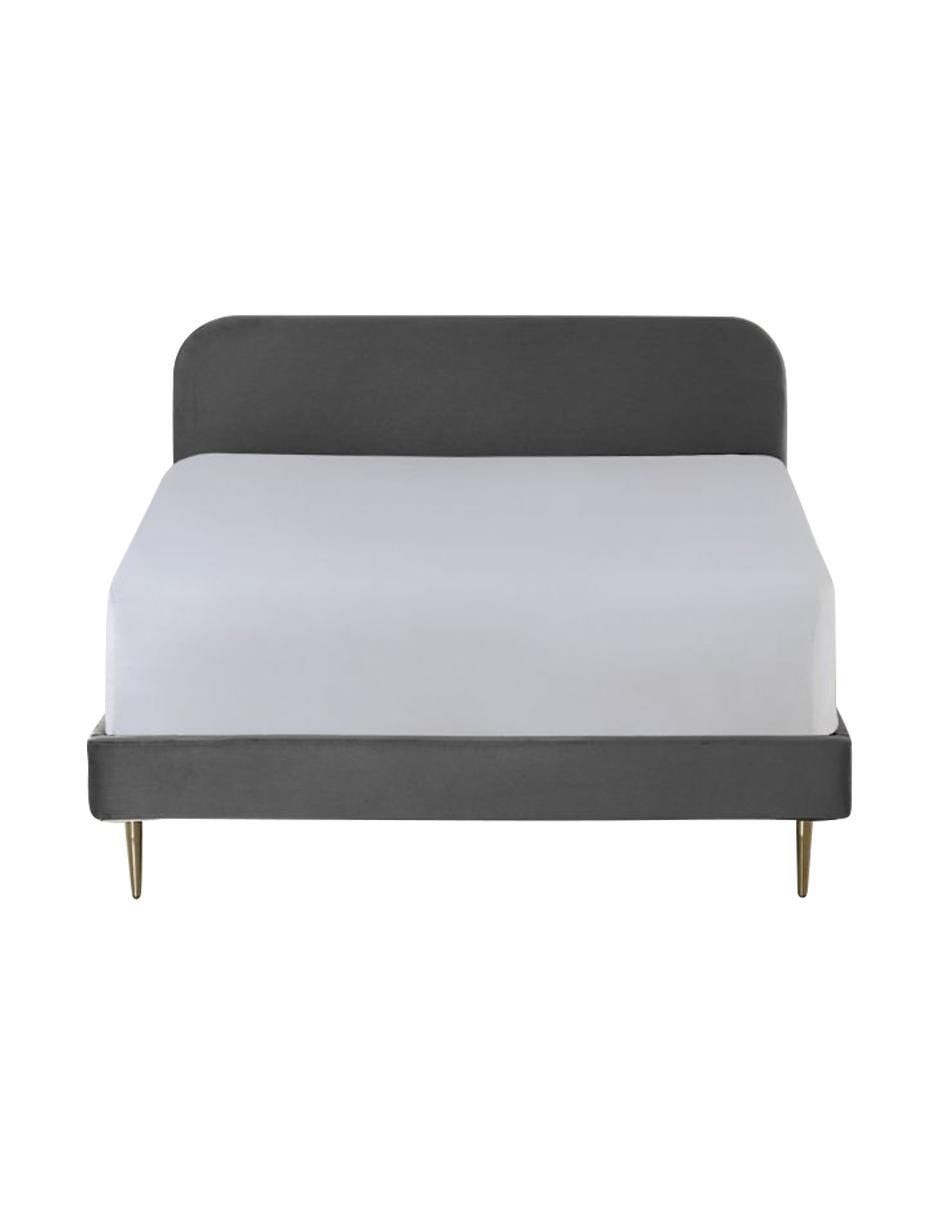 Cama Nisha de tela matrimonial