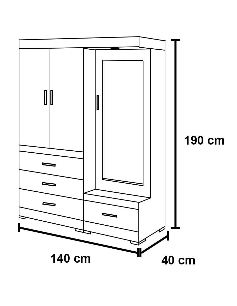 Ropero Dehesa de MDF 5