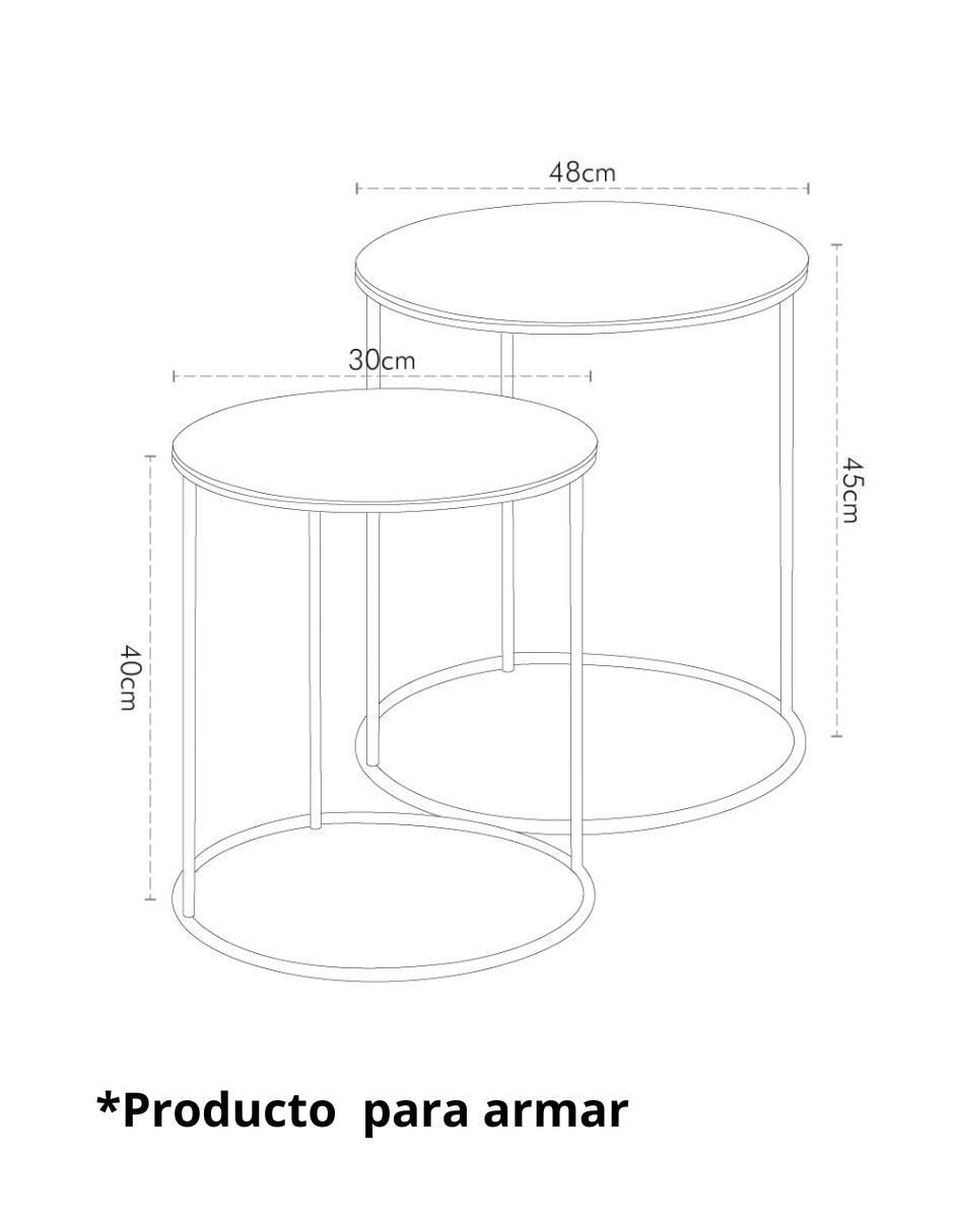 Mesa de servicio Varsovia 4