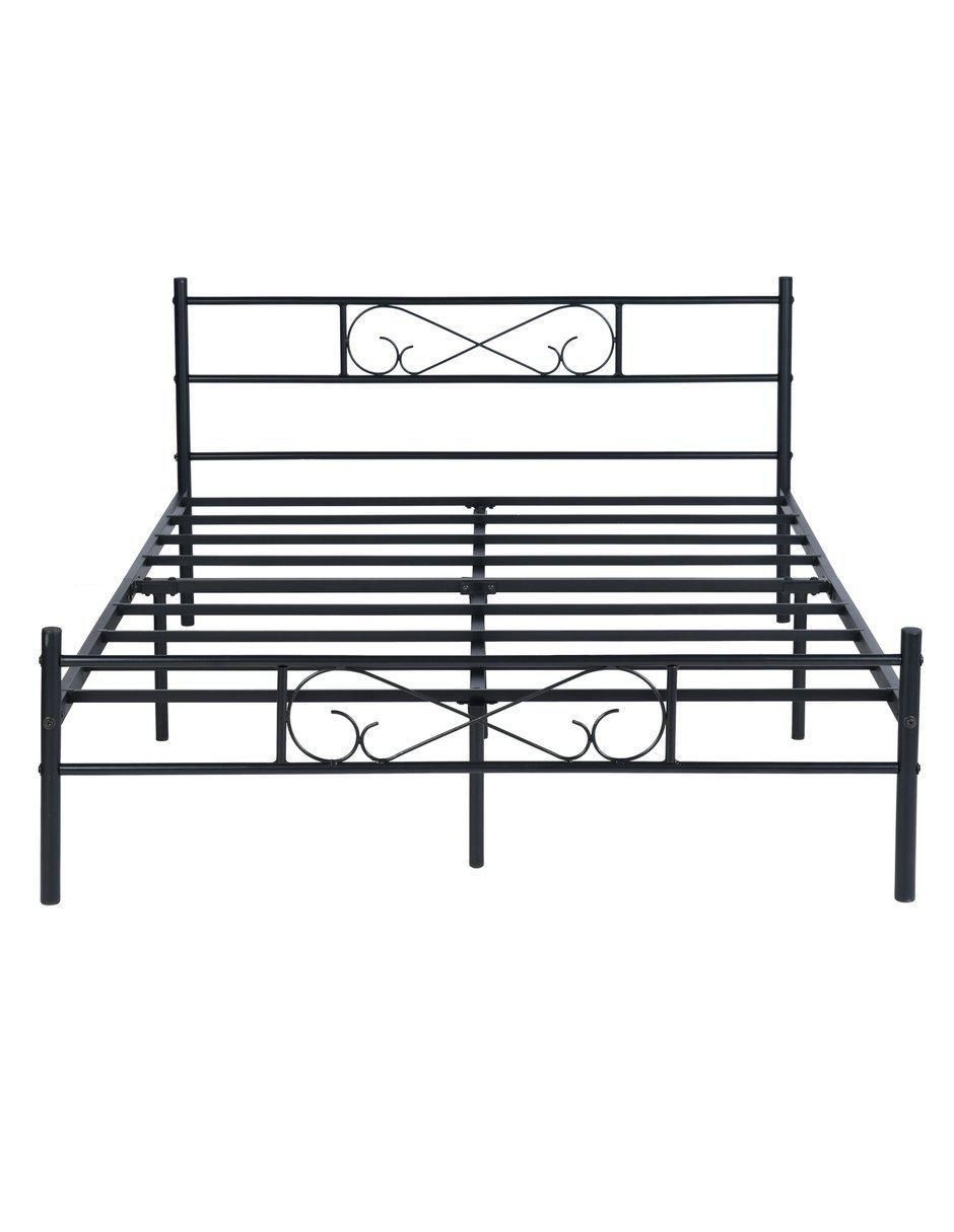 Base para cama armable Laimer de metal matrimonial