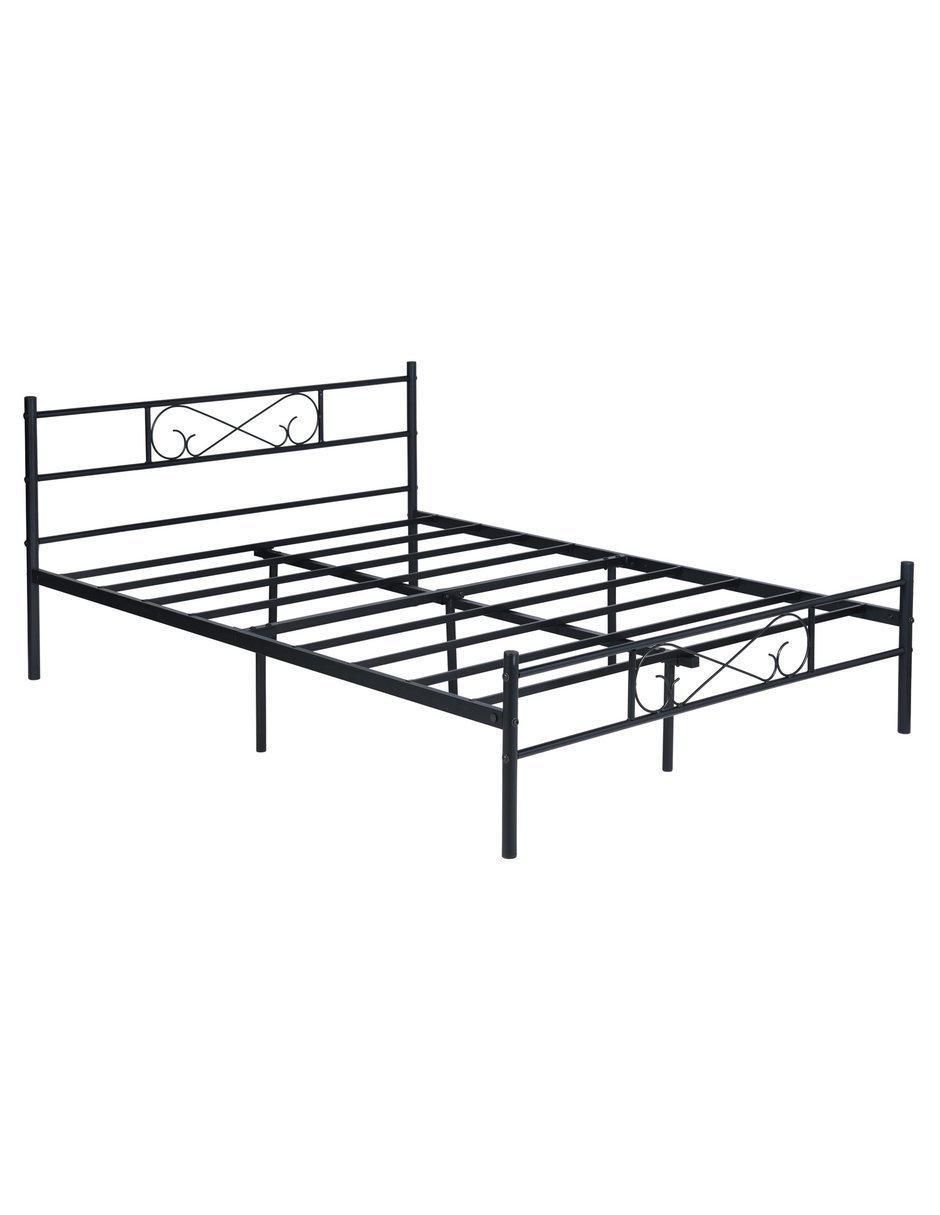 Base para cama armable Laimer de metal matrimonial 2