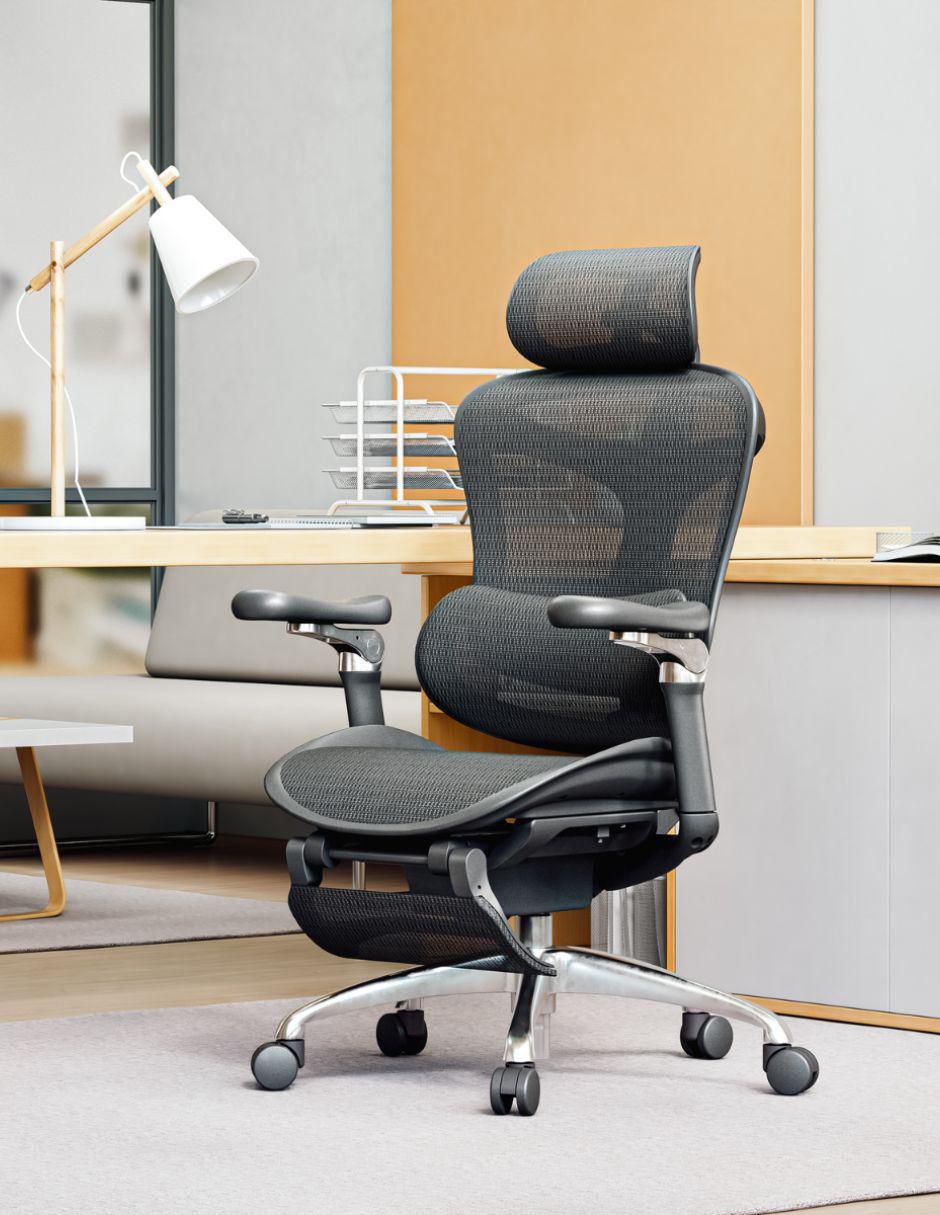 Silla escritorio ergomax randu "de" mezcla de materiales