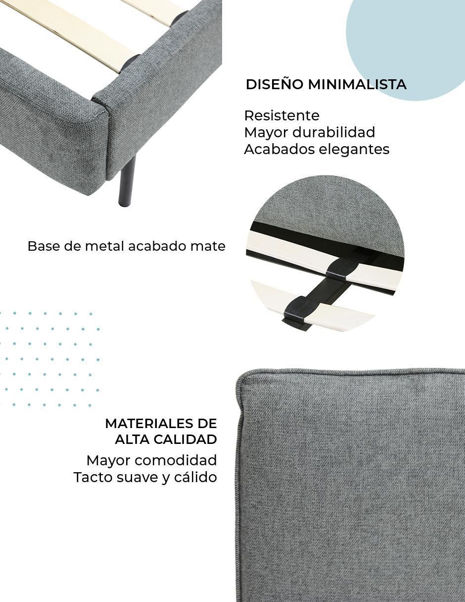 Cama Bristol de metal matrimonial 8