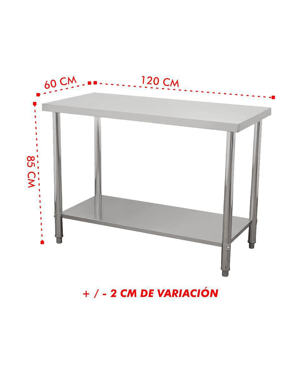 Mesa isla de acero inoxidable 8