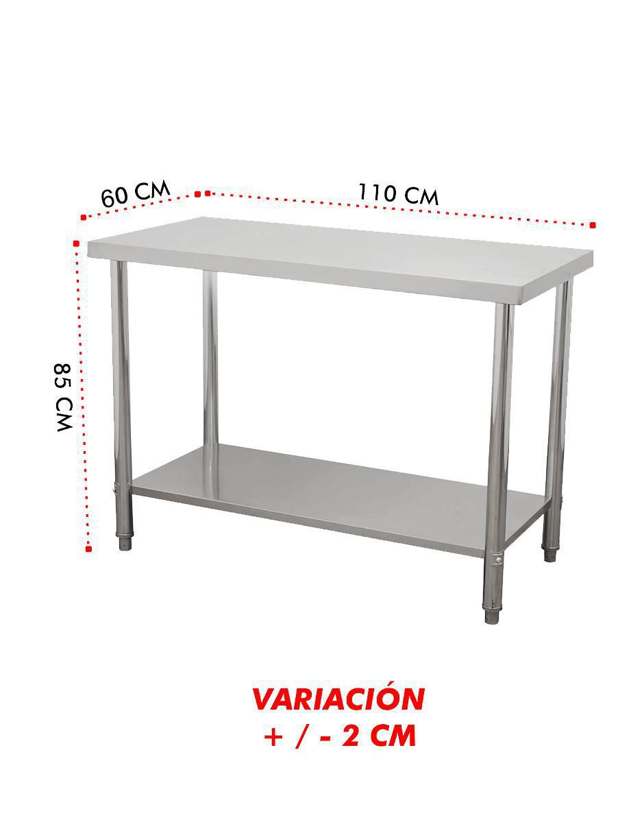 Mesa isla de acero inoxidable 8