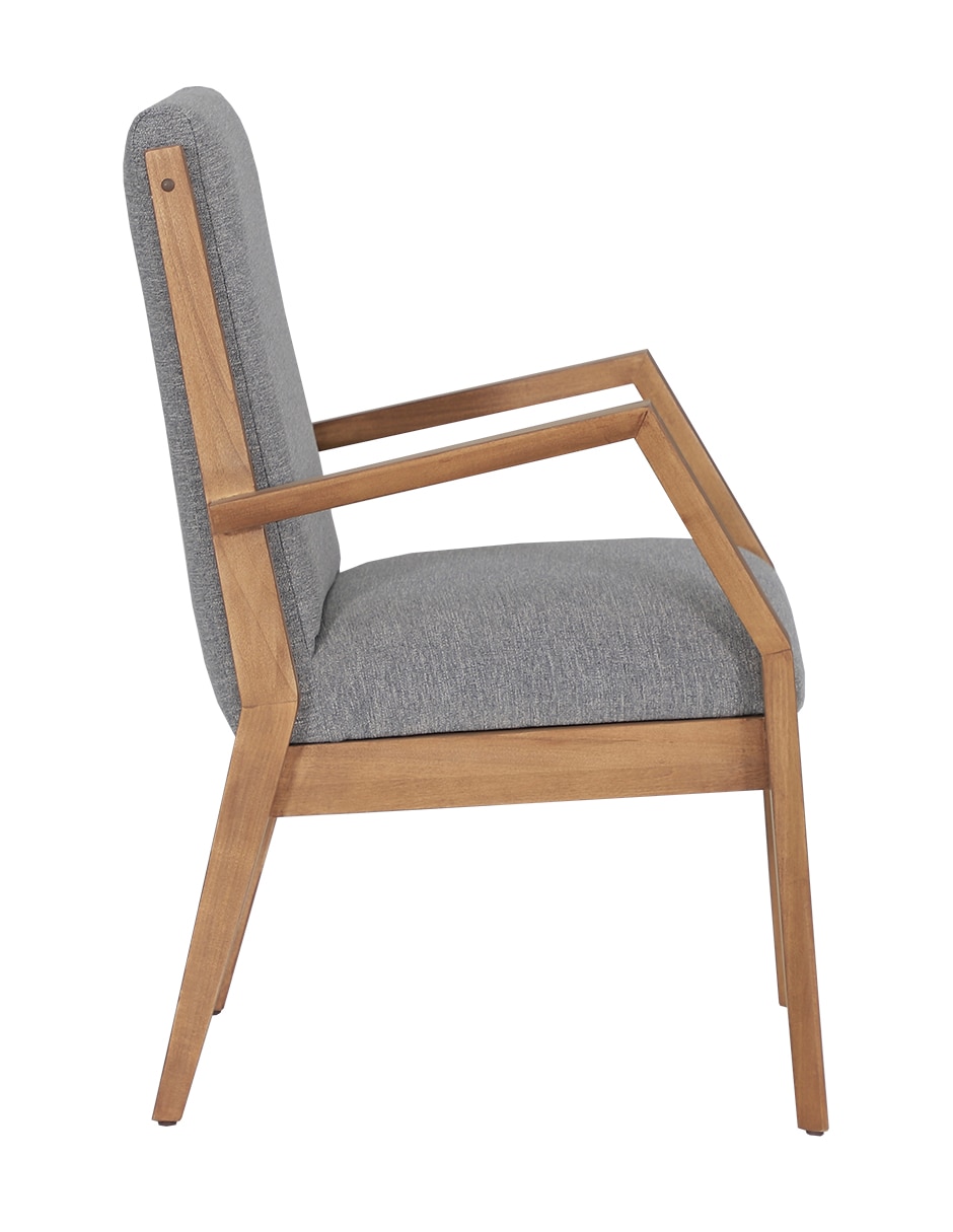 Silla Mérida de madera y tela 3
