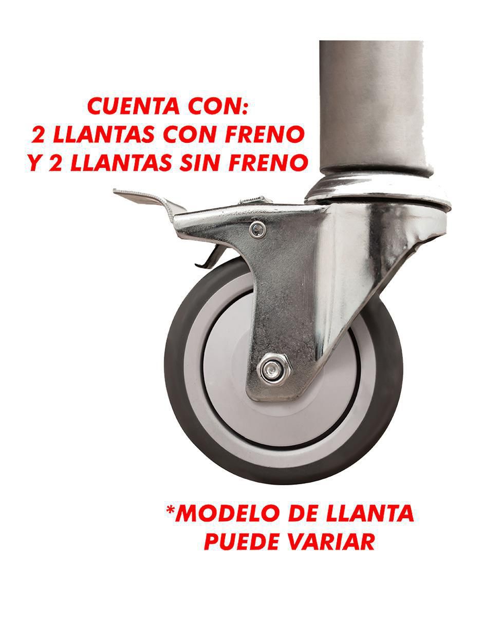 Mesa armable de acero inoxidable 2
