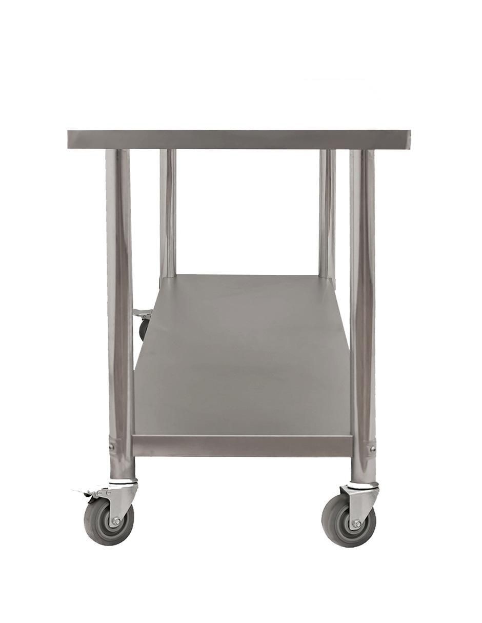Mesa armable de acero inoxidable 5