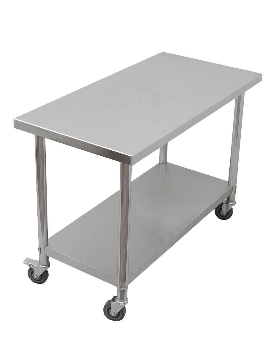 Mesa armable de acero inoxidable 3