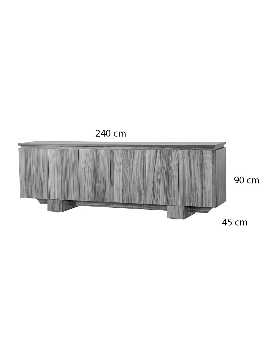 Bufetero comedor Mérida de chapa madera 6