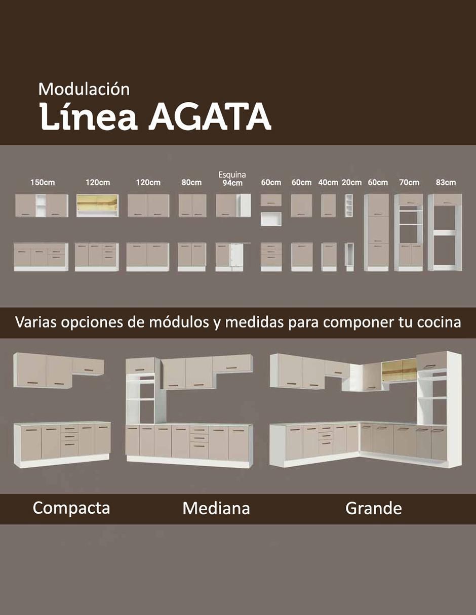 Bufetero Agata de aglomerado 9