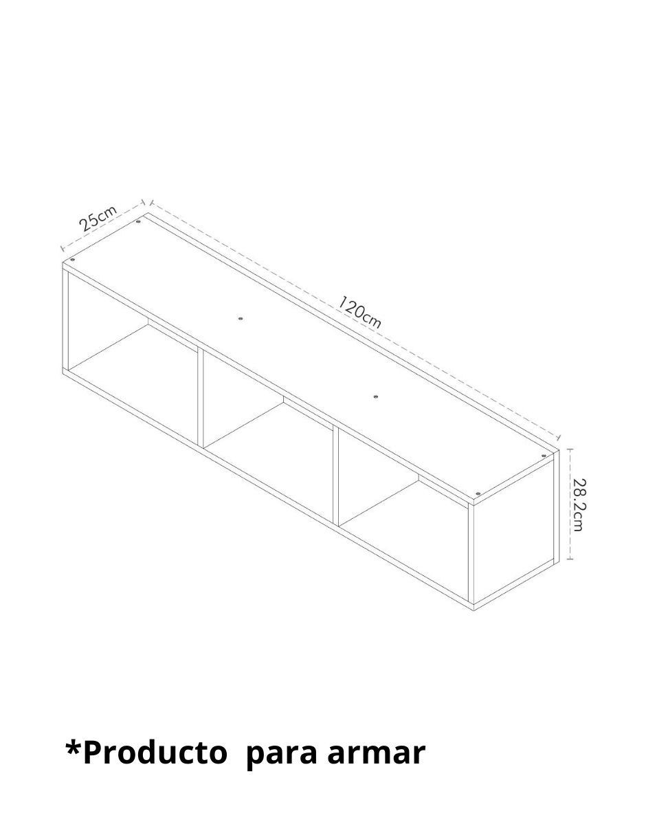 Repisa Inari de madera 6