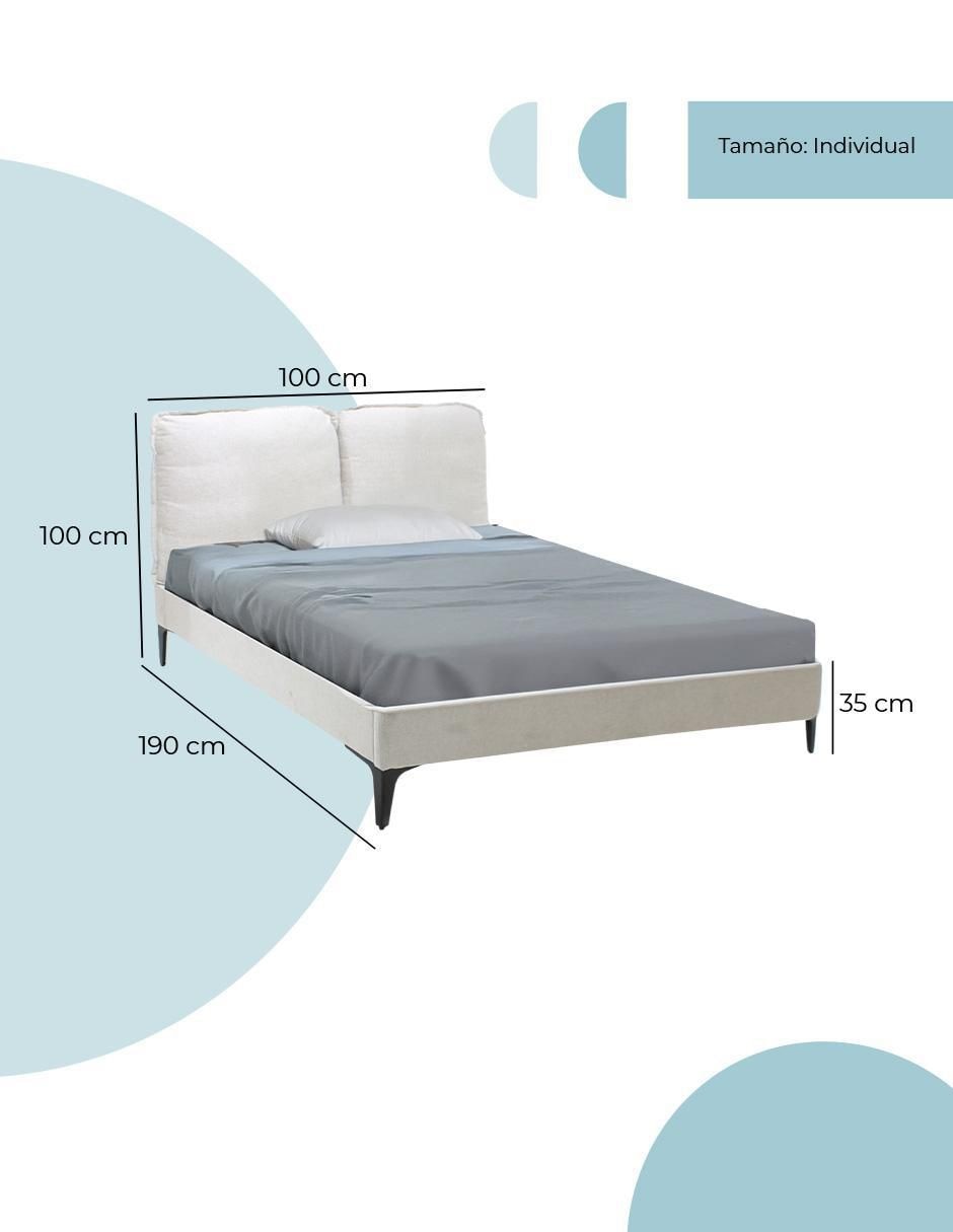 Cama Luton de madera individual 8