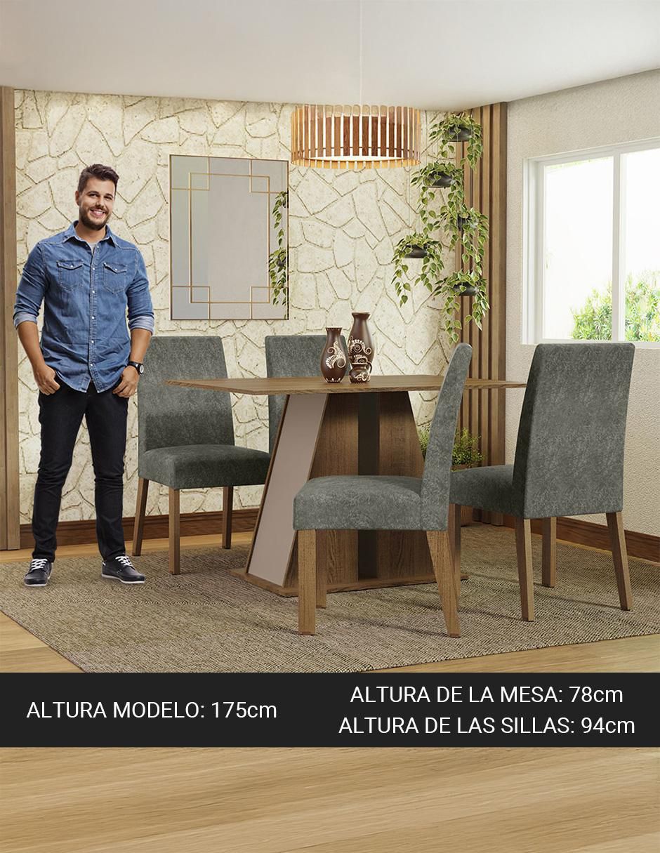 Comedor Agnes para 4 personas 5