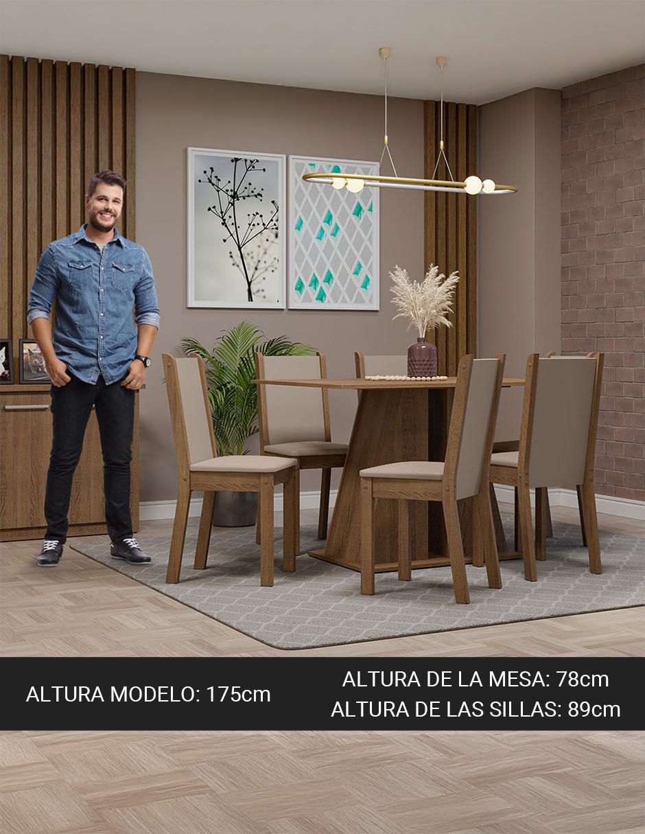 Comedor Wendy para 6 personas 12