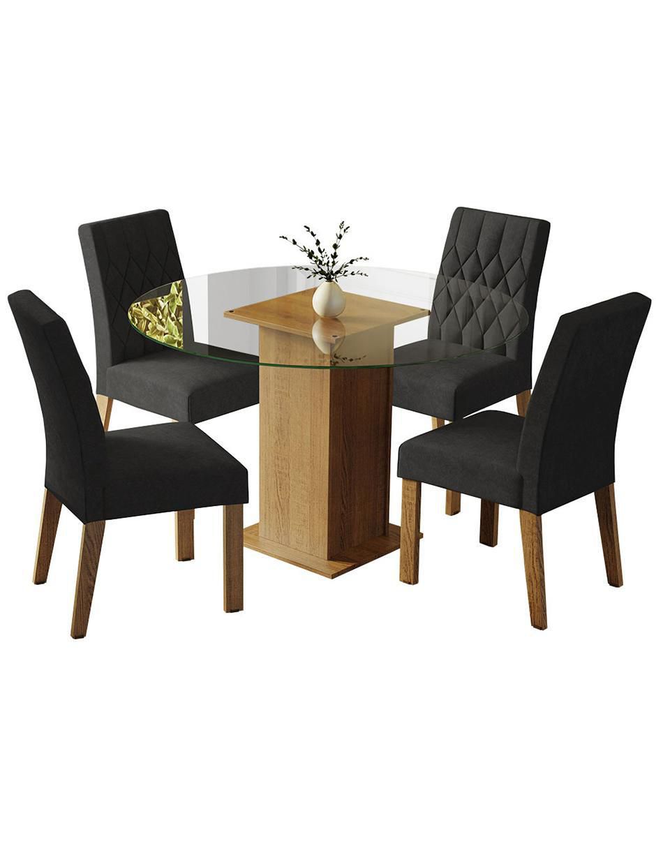 Comedor Irene para 4 personas De Vidrio