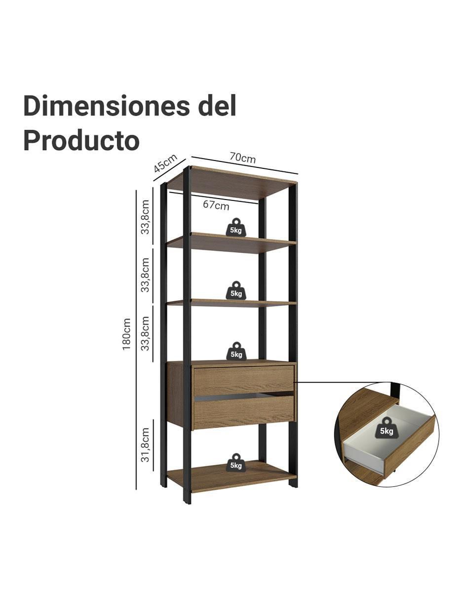 Ropero Valencia 12517K de MDP 8
