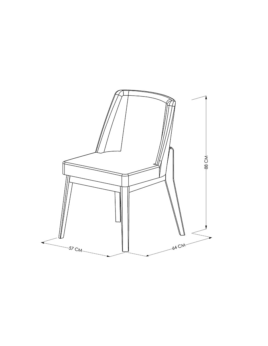 Silla Maryland de madera álamo 5