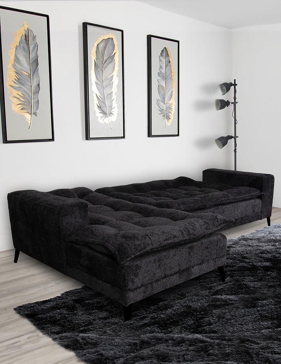 Sofá cama armable Jennifer Izquierda M&E Muebles de poliéster 8