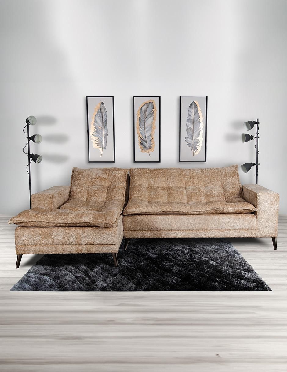 "futón/sofá cama" sí jennifer izquierda m & e muebles "de" poliéster