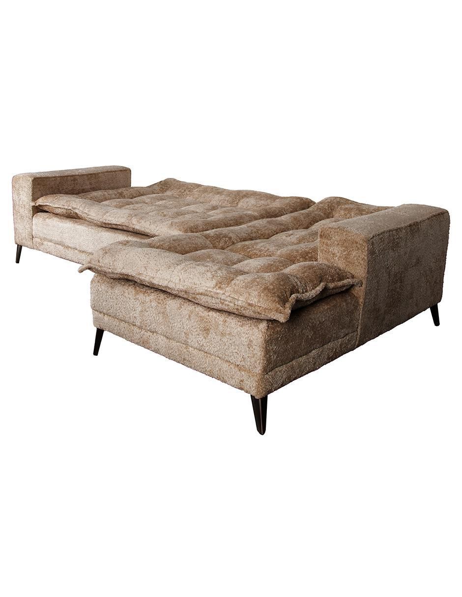 "futón/sofá cama" jennifer izquierda  m & e muebles "de" poliéster