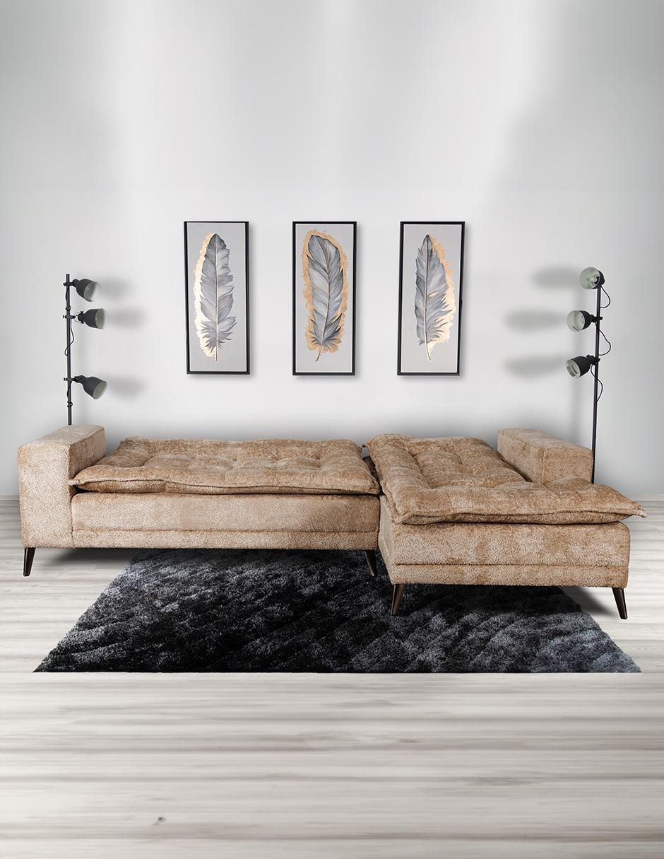 "futón/sofá cama" jennifer izquierda  m & e muebles "de" poliéster