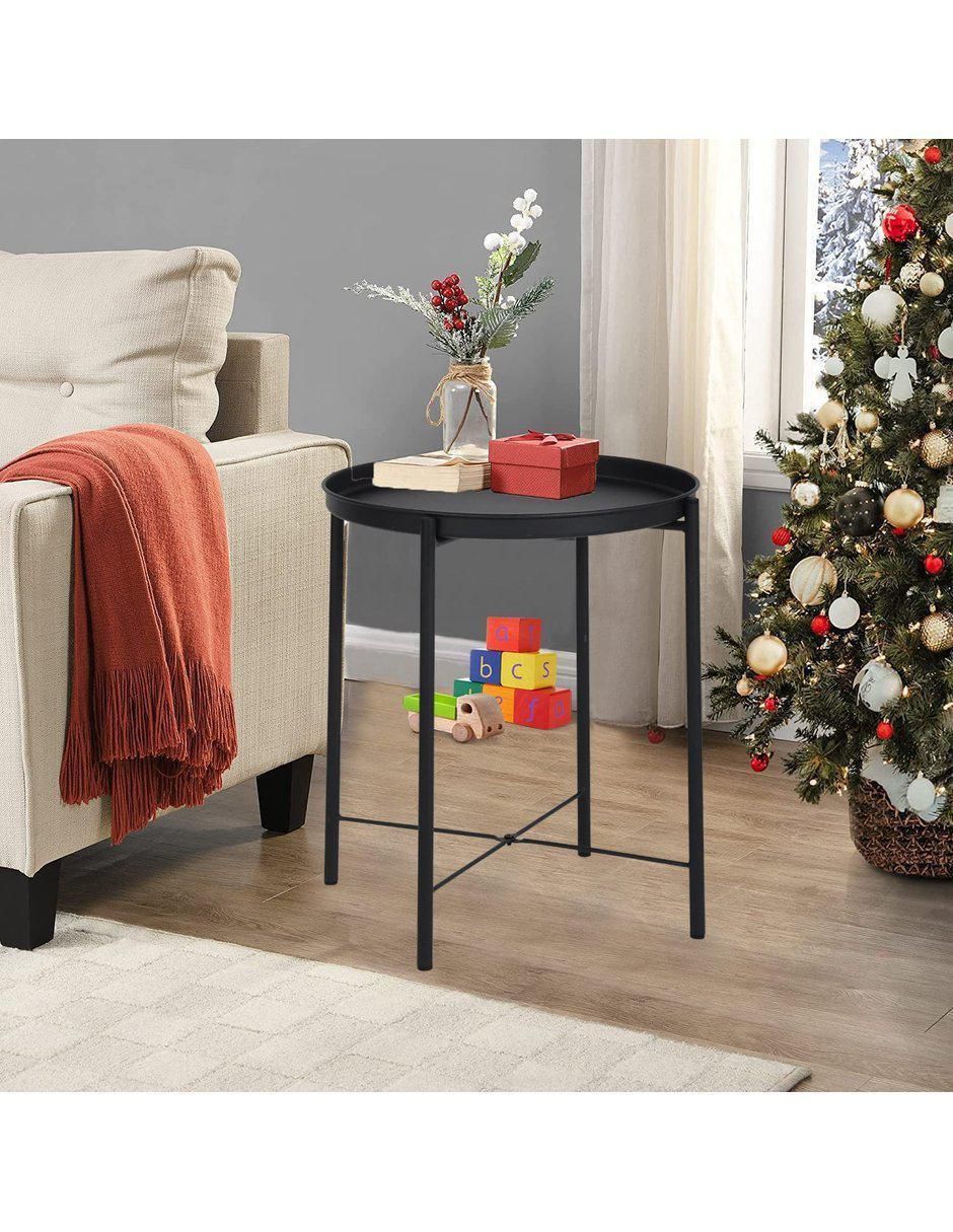 Mesa auxiliar gladom mesa consola plegable gomyhome "de" acero