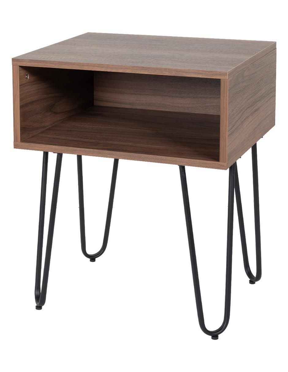 Buró armable Burnie de MDF y madera