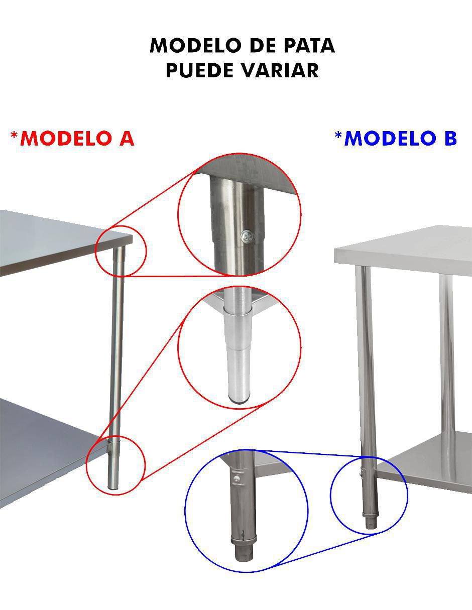 Mesa de acero inoxidable 8